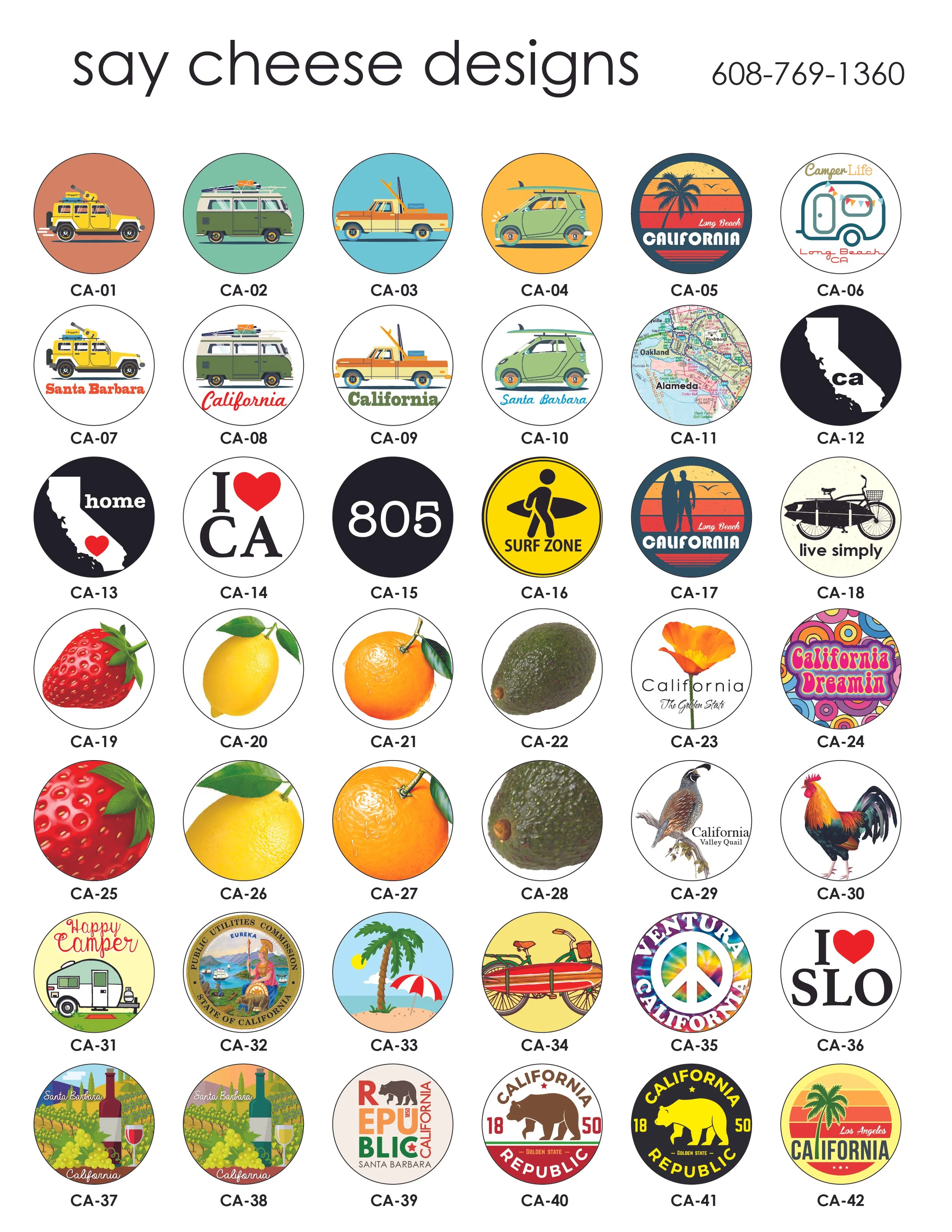 TOPIC SPECIFIC GRAPHICS — Say Cheese Designs
